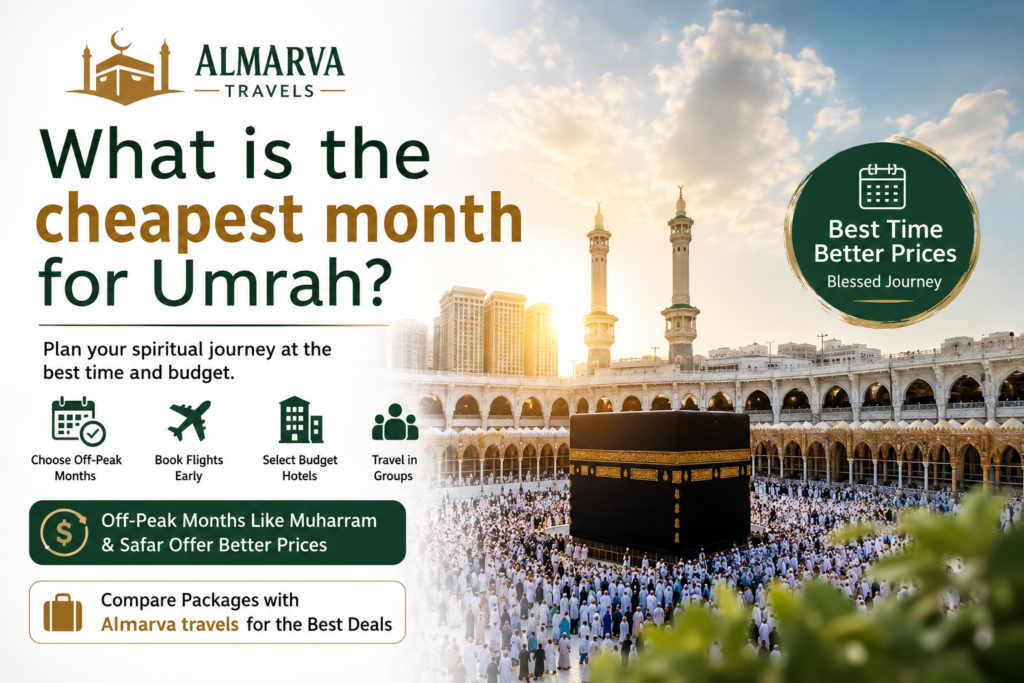 What is the cheapest month for Umrah?