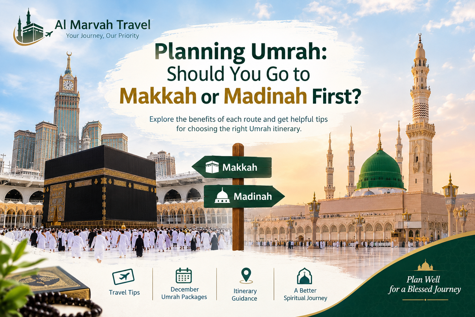 Planning Umrah: Should You Go to Makkah or Madinah First?